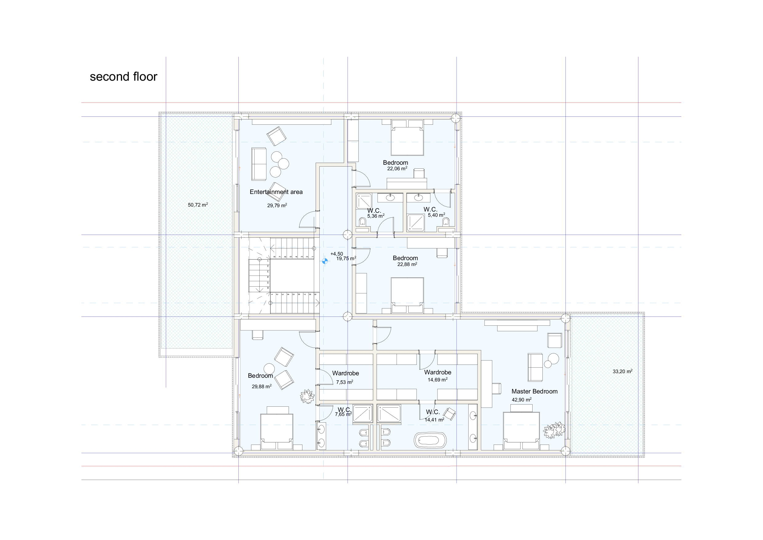 Second floor plan