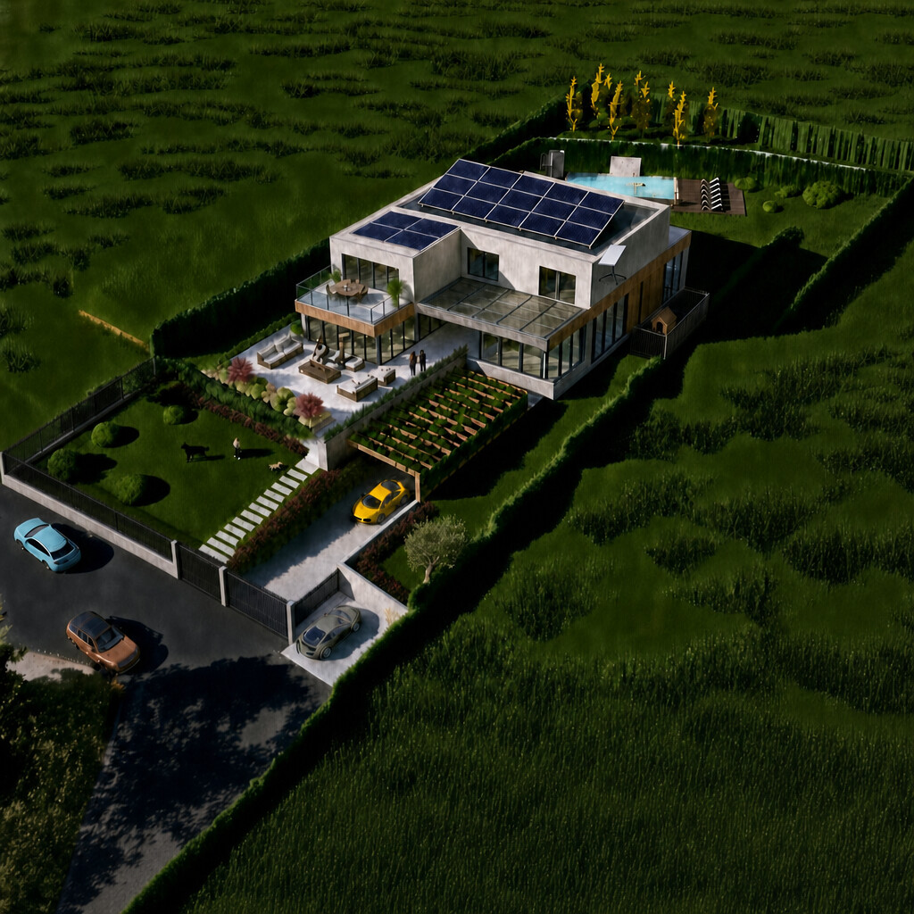 Brussels House — day rendering
